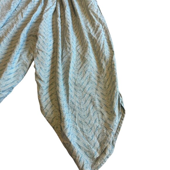 Patagonia Lost Wildflower Spaghetti Strap Crop Jumpsuit Open Tie Back Size Small - Picture 11 of 13